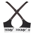 HKMX Soutien-gorge de sport The Crop Logo Level 1, Noir