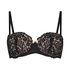 Soutien-gorge à armatures préformé sans bretelles Rose, Noir