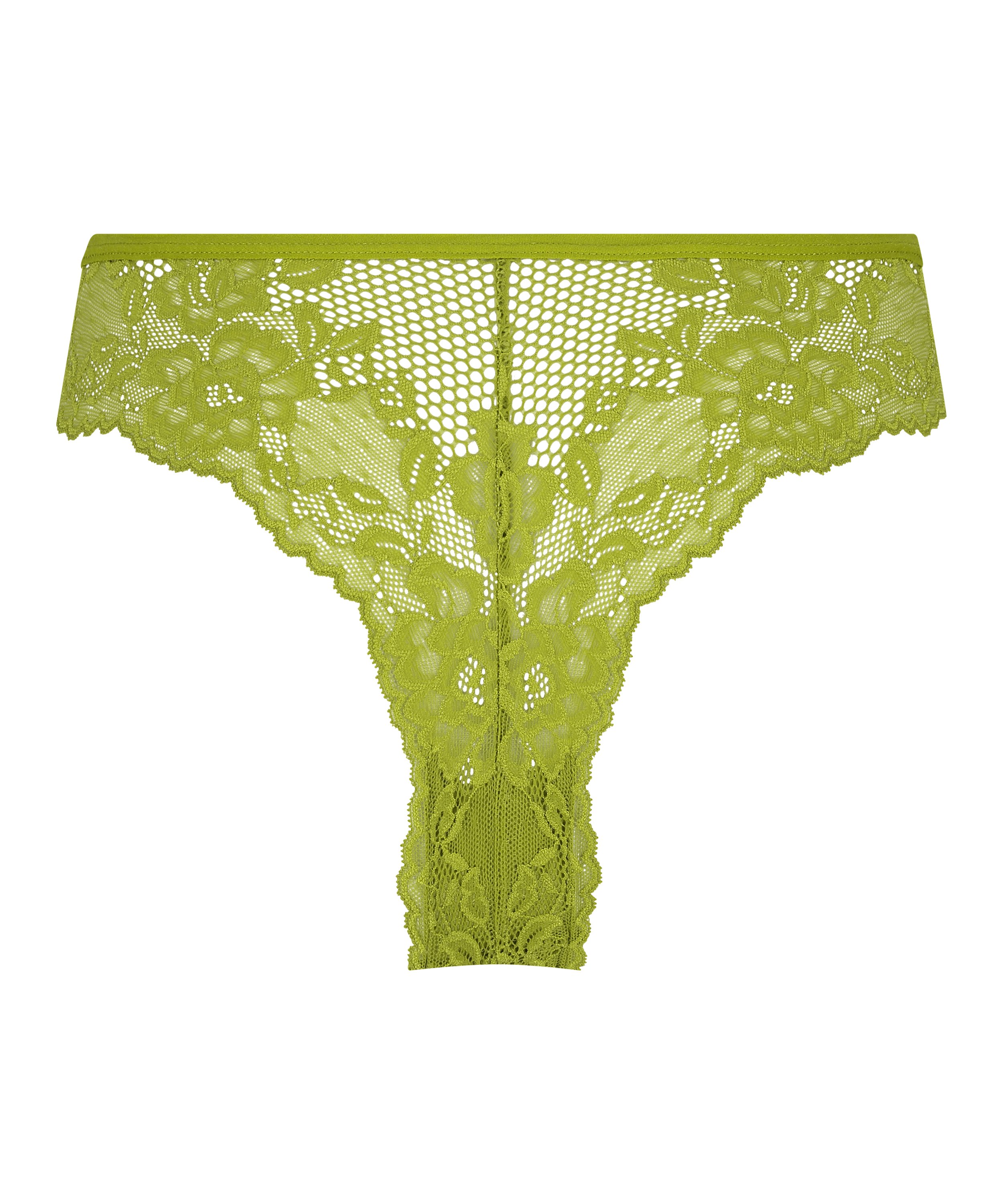 Slip brésilien Bianca, Vert, main