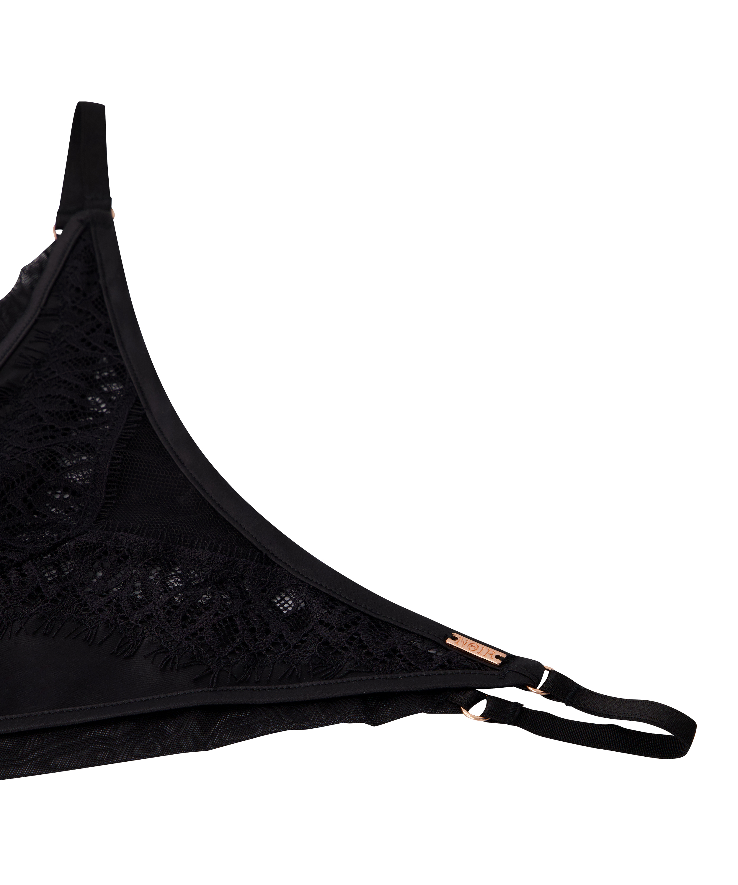 Slip brésilien Aiko, Noir, main