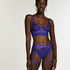 Soutien-gorge à armatures non-préformé longline Maisie Nyakim, Bleu