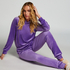 Pantalon de jogging Velours, Violet