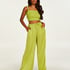 Pantalon fluide, Vert