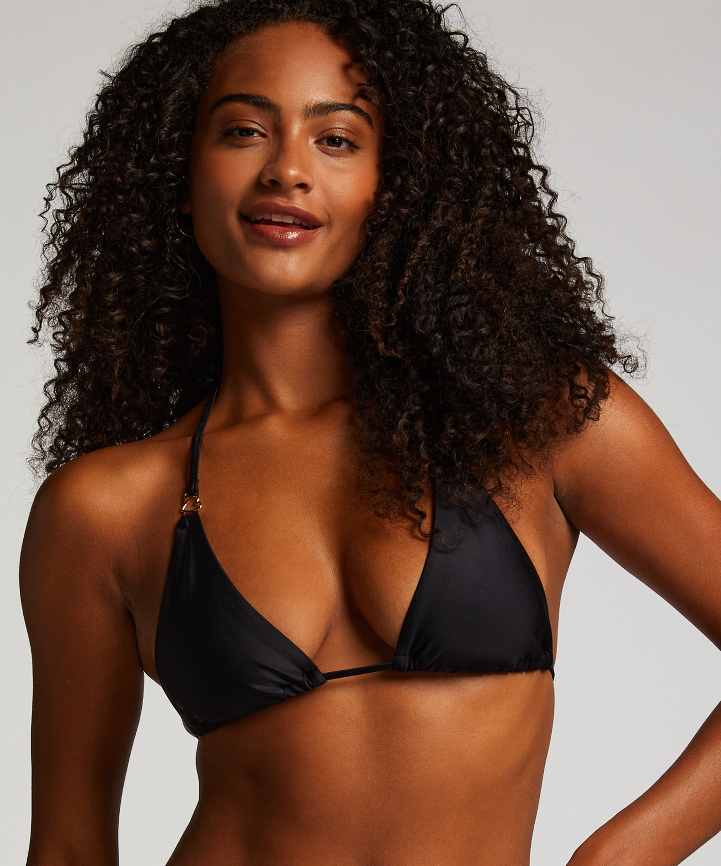 Haut de bikini triangle Doha, Noir Haut de bikini triangle Doha, Noir
