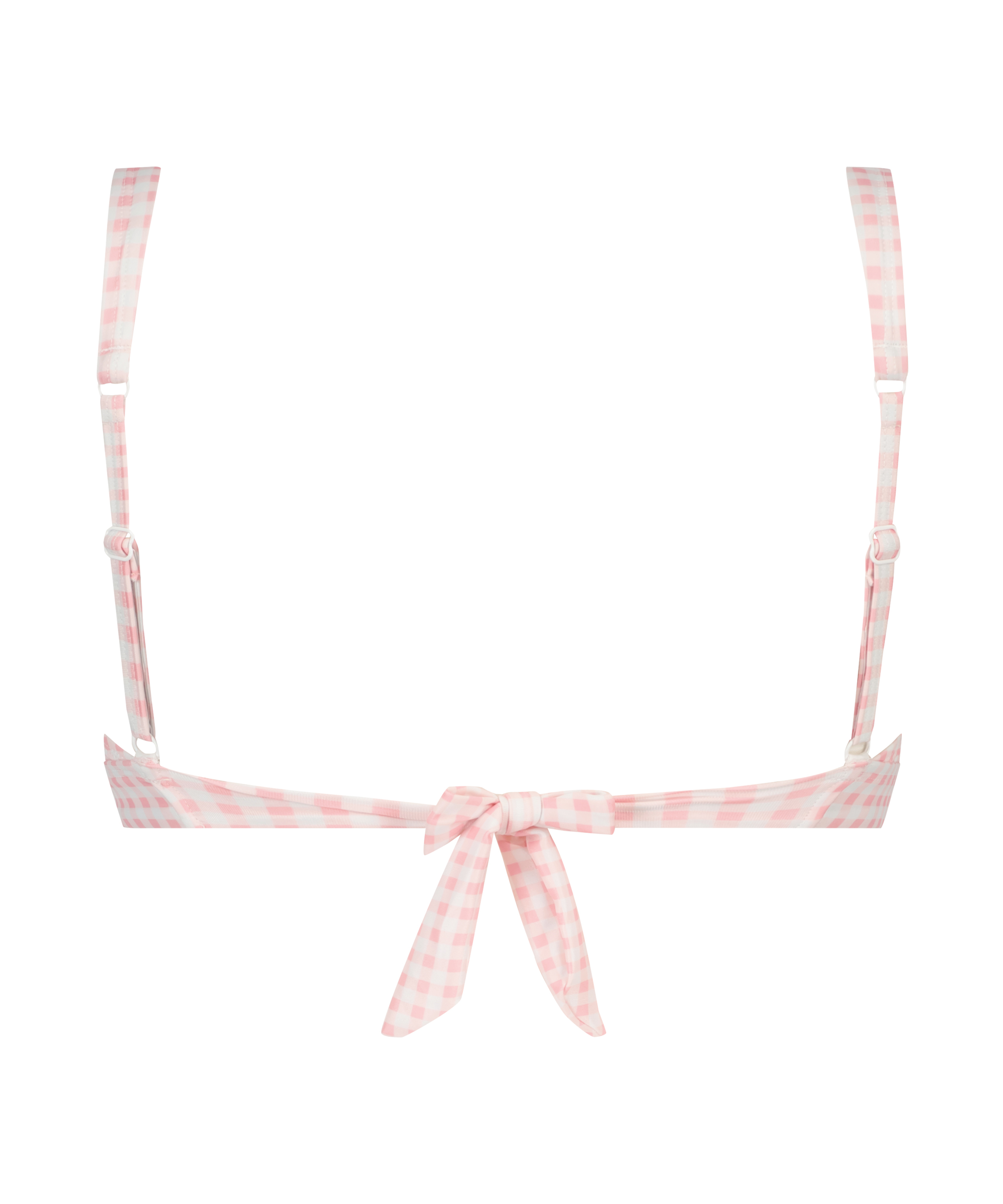 Haut de bikini croptop Seychelles, Rose, main