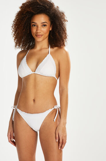 Hunkemöller Bas de bikini string coquin Maldives Blanc