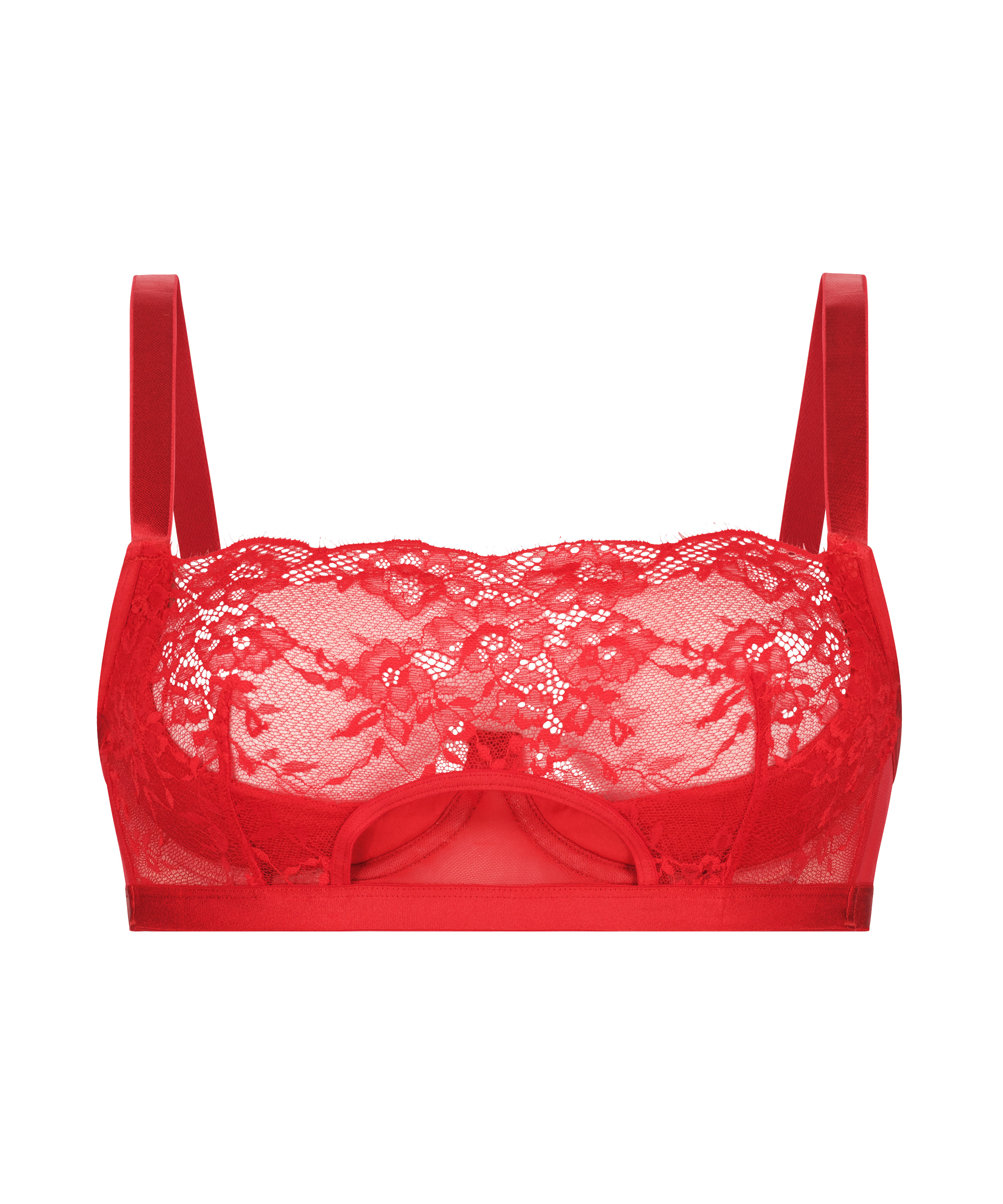 Soutien-gorge à armatures non-préformé Elissa, Rouge, main