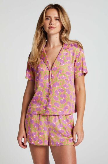 Hunkemöller Short de pyjama Satin Rose