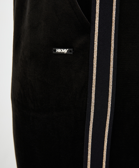 Pantalon de sport Velours HKMX, Noir
