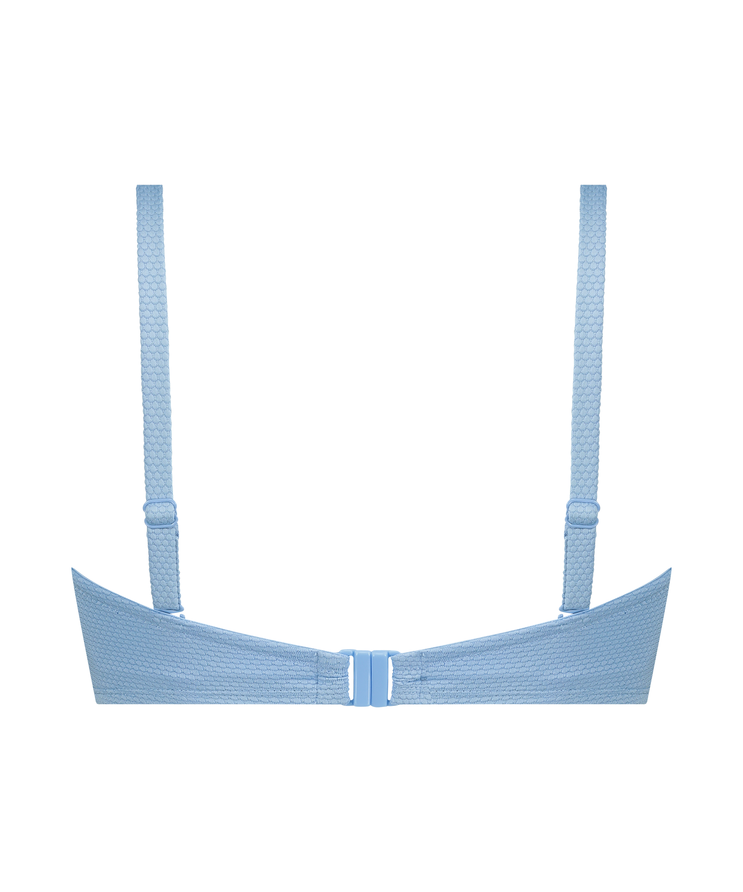 Haut de bikini &agrave; armatures &agrave; effet push-up pr&eacute;form&eacute; Scallop Taille A - E, Bleu, main