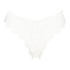 Slip brésilien jambe haute, Blanc