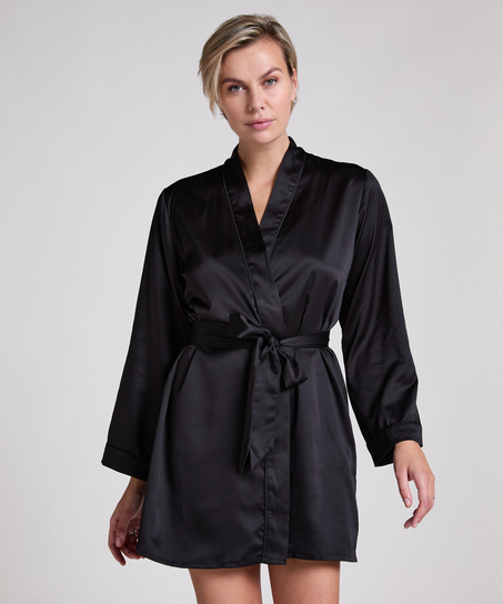 Kimono Satin, Noir