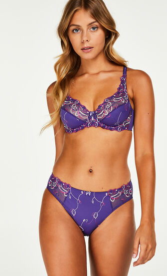 Soutien-gorge &agrave; armatures non-pr&eacute;form&eacute; Diva, Violet