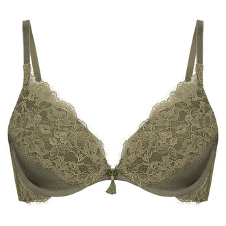 Soutien-gorge push-up &agrave; armatures pr&eacute;form&eacute; Lilliana, Vert