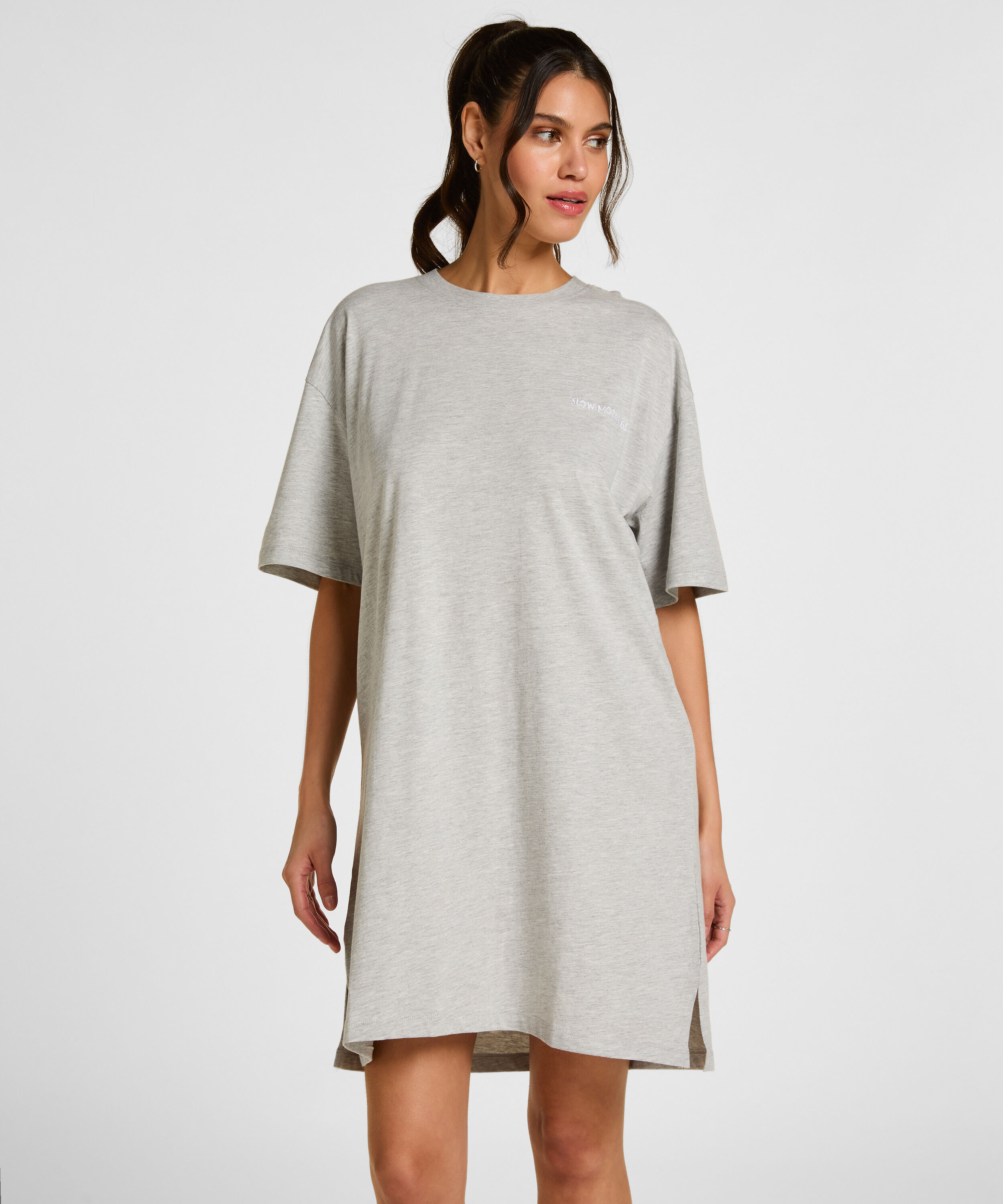 Chemise de nuit, Gris Chemise de nuit, Gris