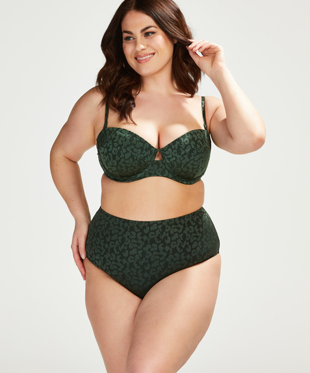 Haut de bikini à armatures préformé Tonal Leo Taille E +, Vert