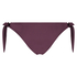 Bas de bikini taille basse coquin en mesh Borneo, Violet