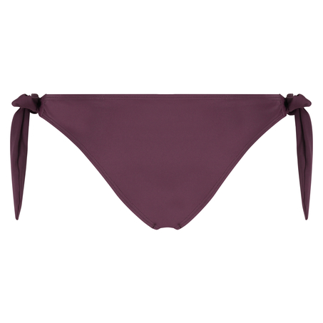 Bas de bikini taille basse coquin en mesh Borneo, Violet