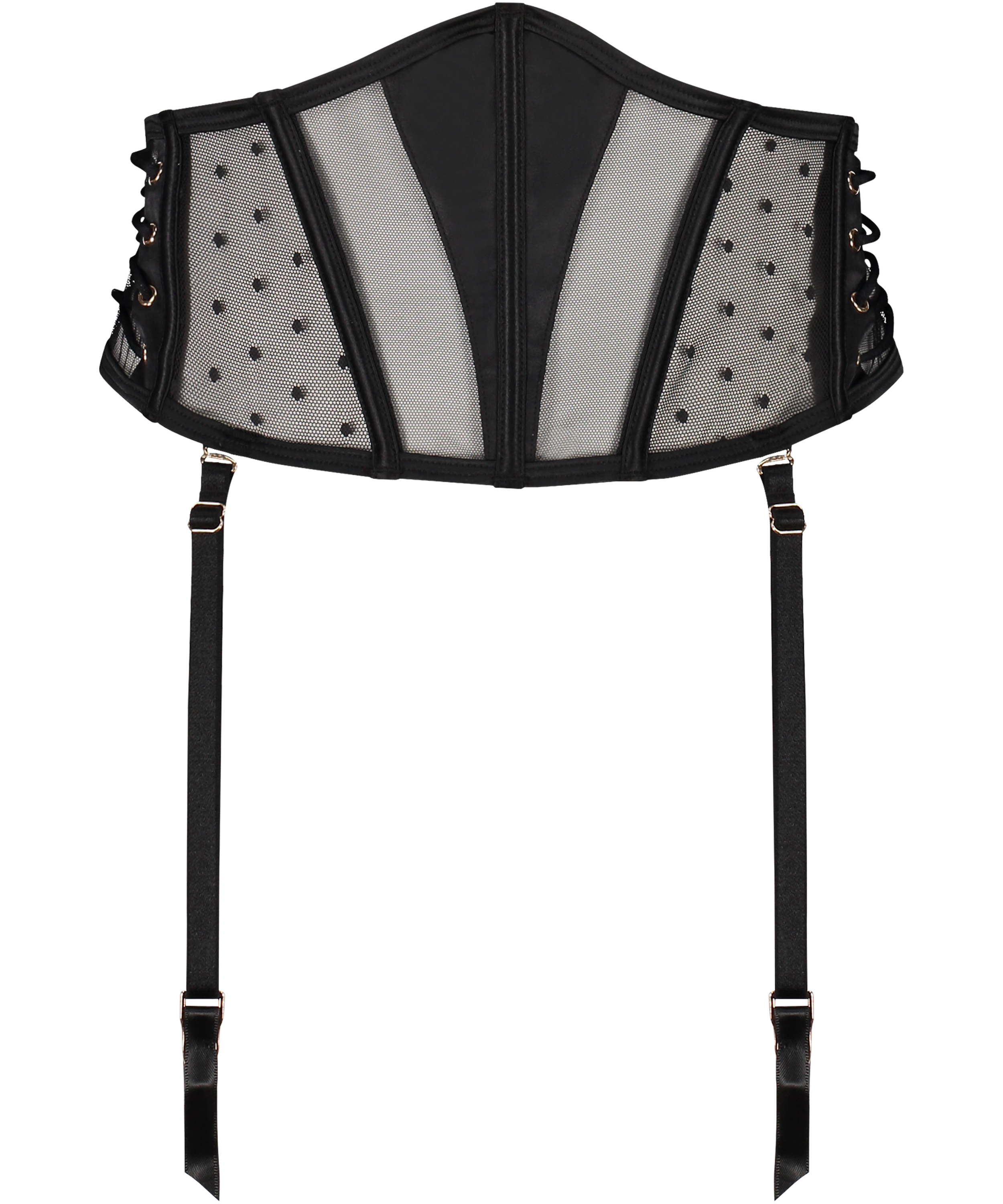 Porte-jarretelles Lulu, Noir, main