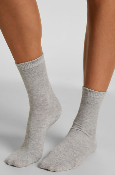 Hunkemöller Chaussettes courtes en modal Gris