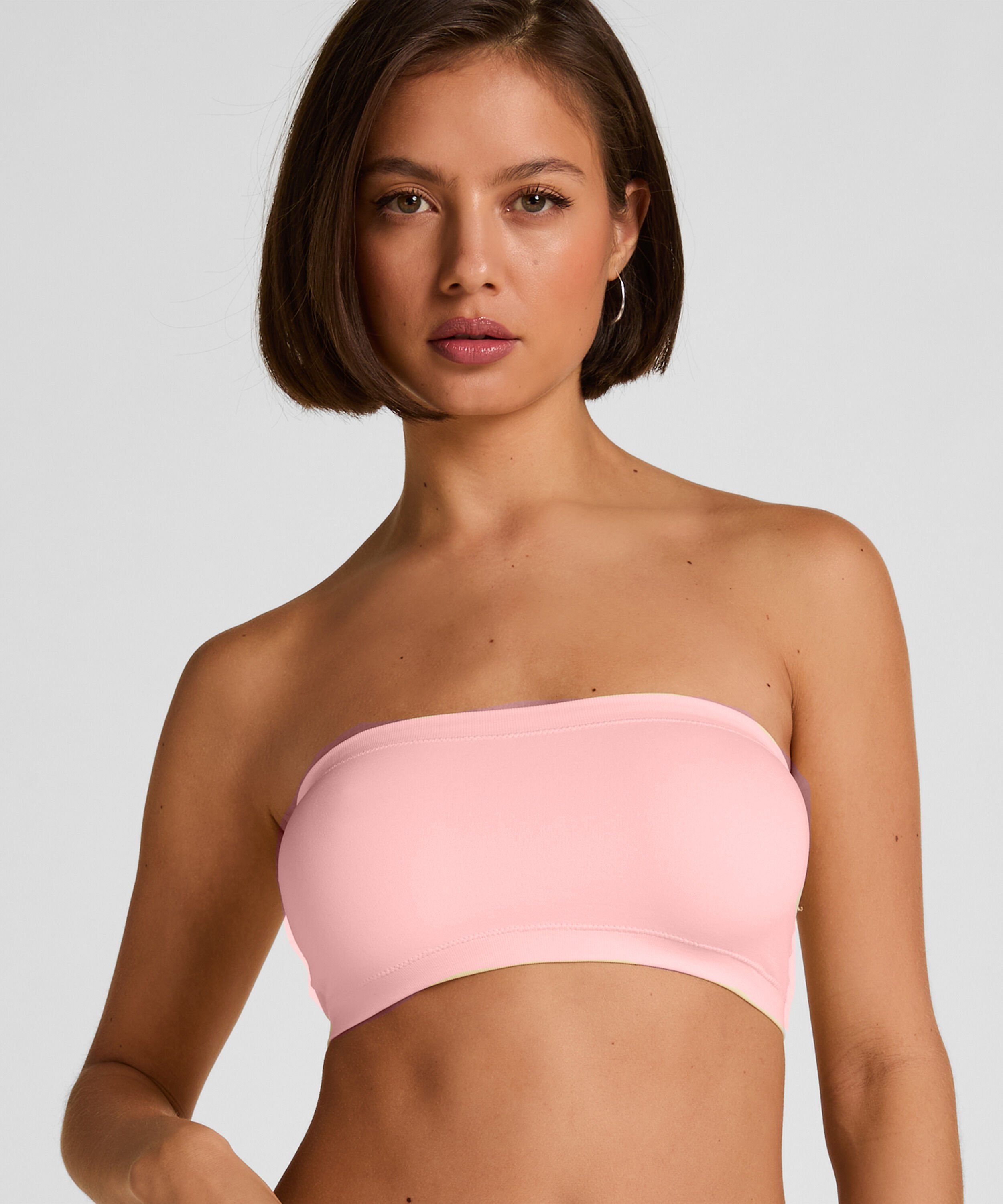 Brassière bandeau Dide, Rose