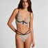 Soutien-gorge à armatures non-rembourré longline Agnes, Blanc
