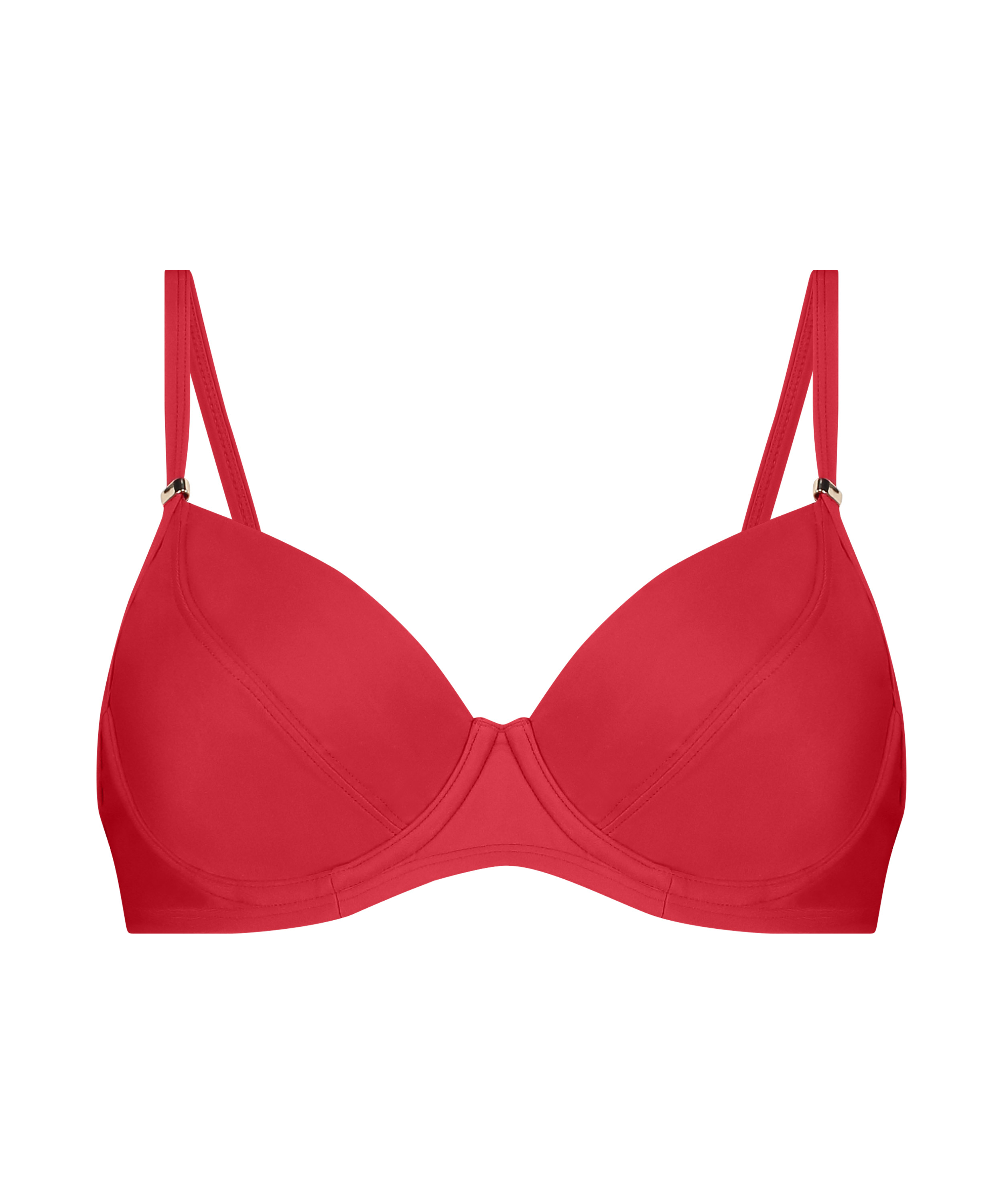 Haut de bikini Luxe, Rouge, main