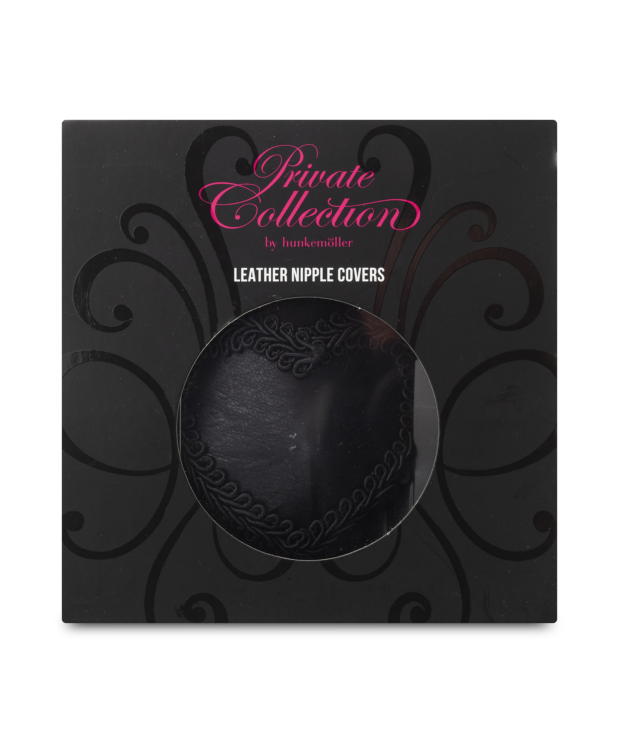 Cache-mamelons Leather, Gris, main