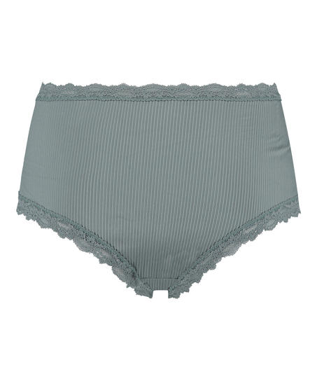 Slip brésilien Miny Curvy, Vert