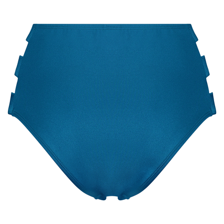 Slip de bikini taille haute Sunset Dream, Bleu