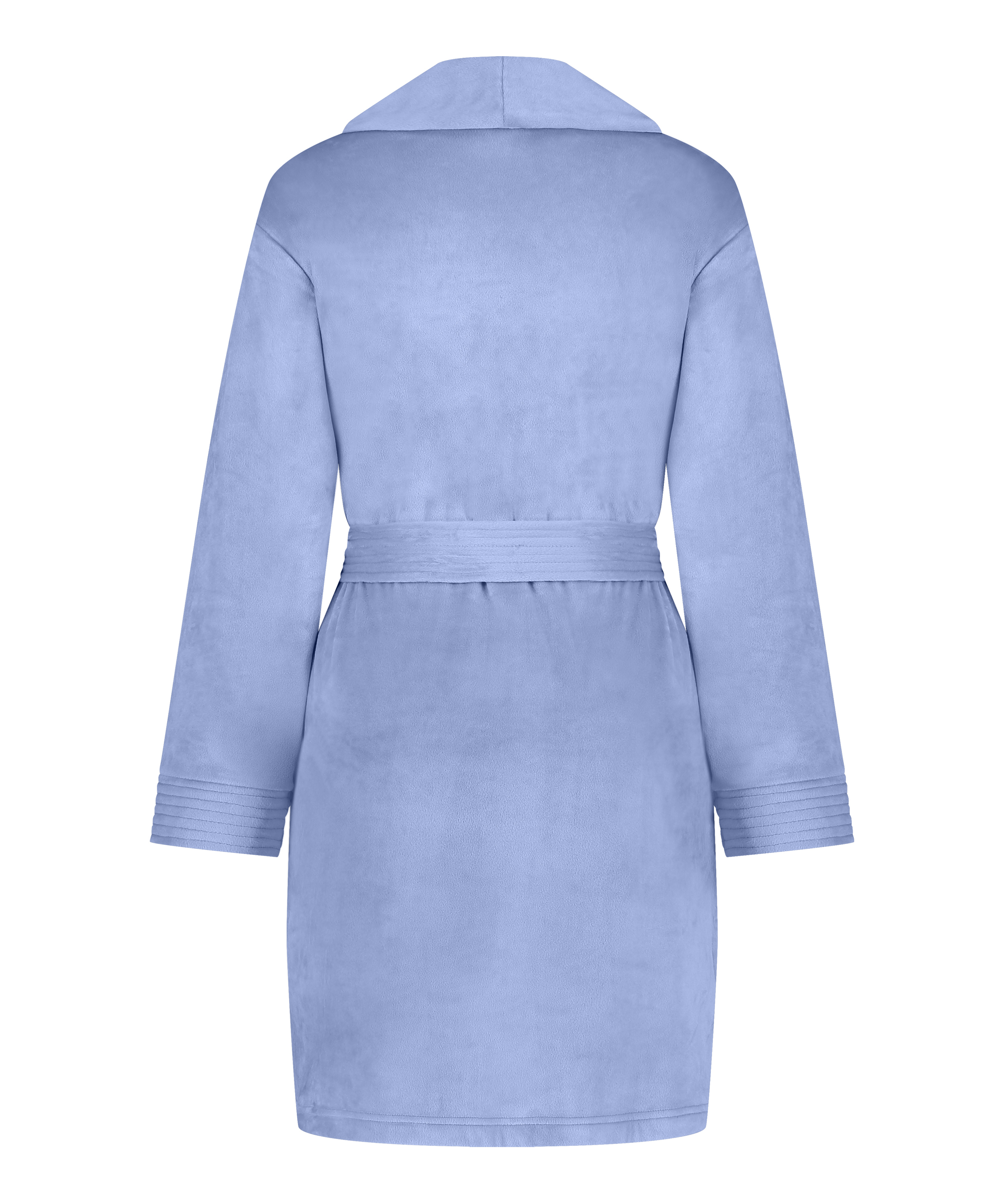 Peignoir Velours, Bleu, main