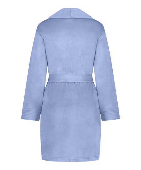 Peignoir Velours, Bleu