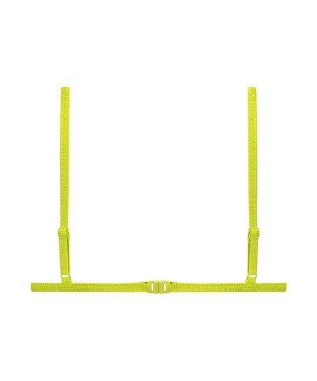 Haut de bikini triangle Luna, Vert