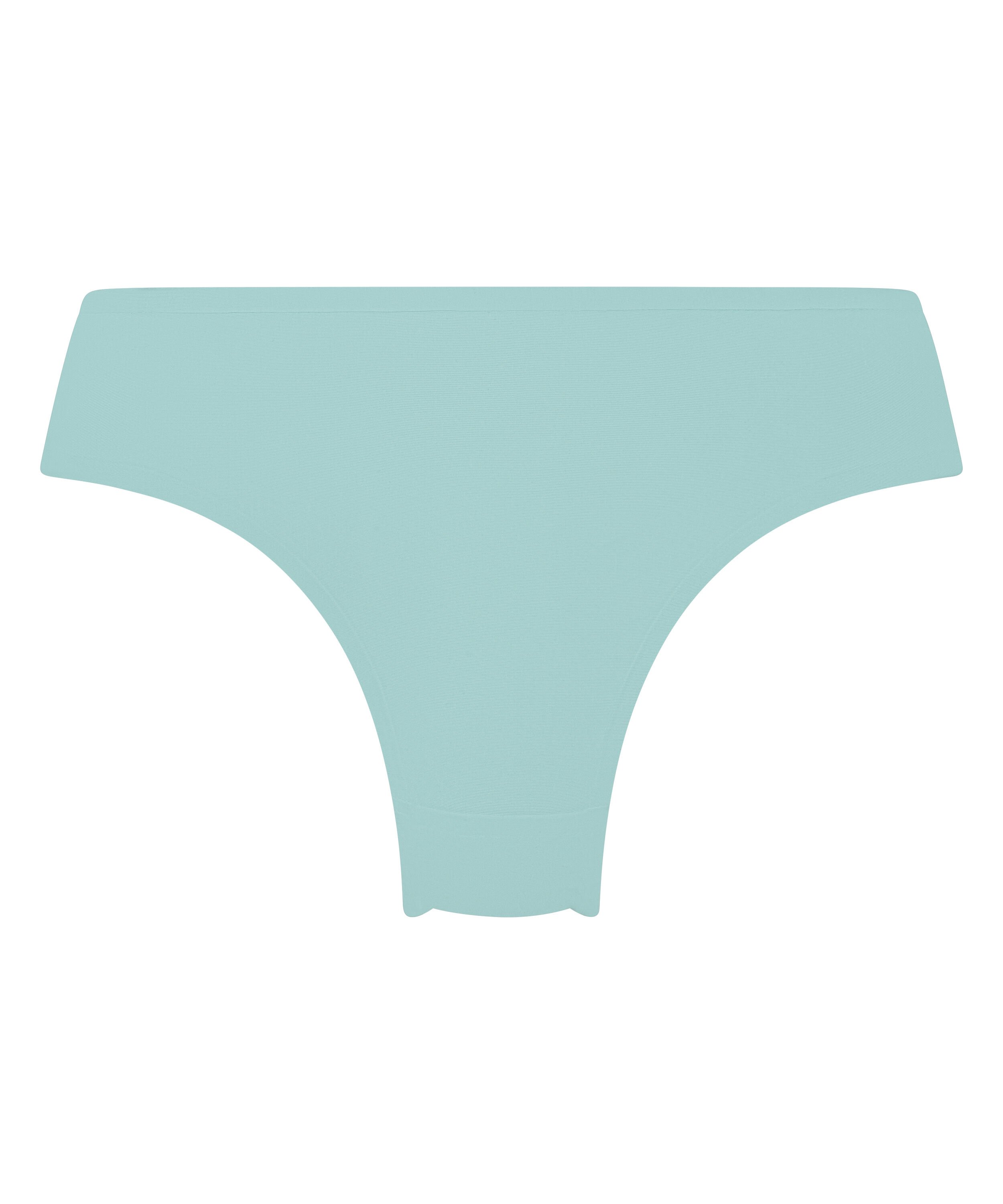 Slip br&eacute;silien iInvisible Lace Back, Bleu