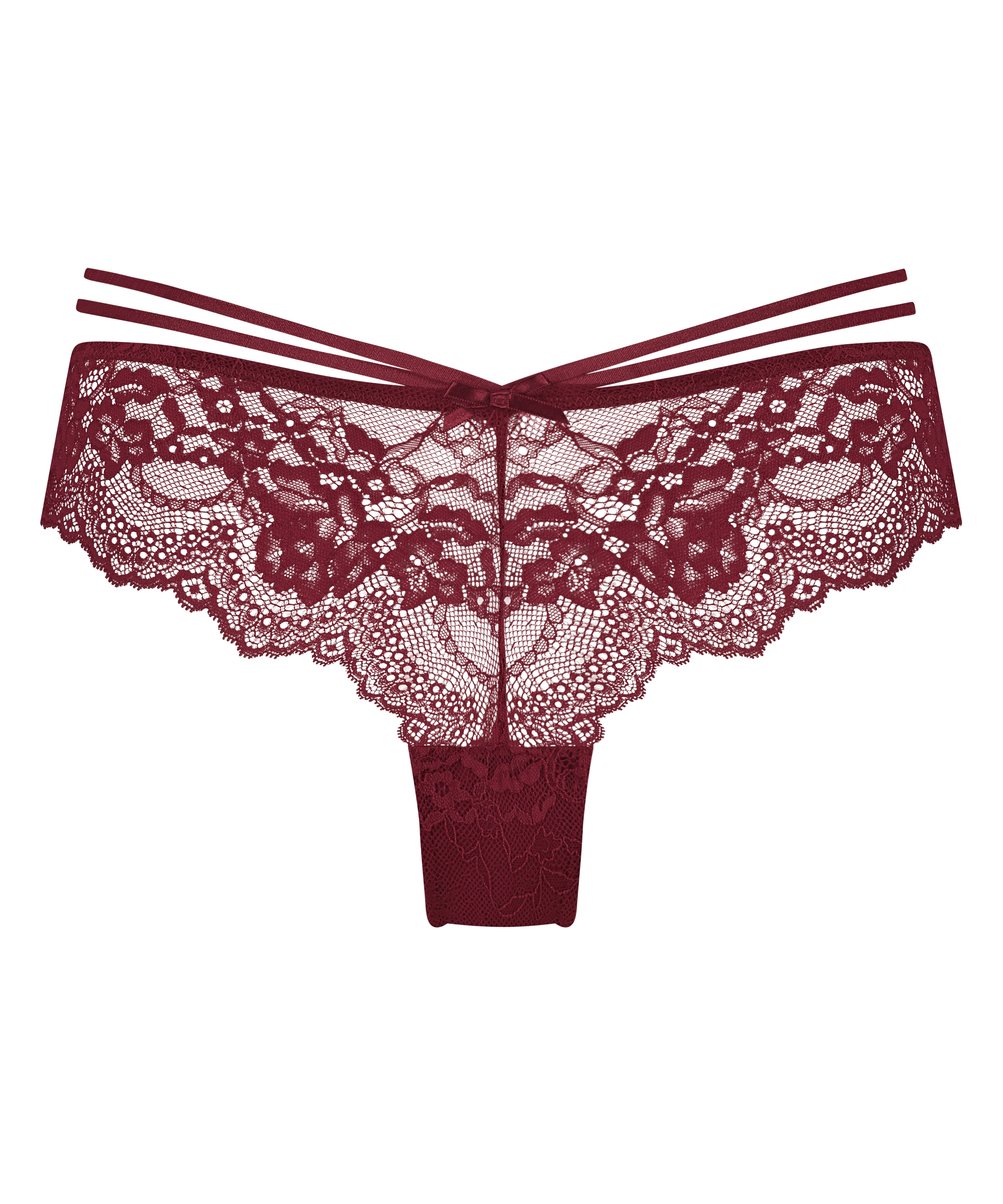 Slip brésilien Shay, Rouge, main