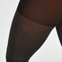 Collants 70 deniers Ribbed Lurex, Noir