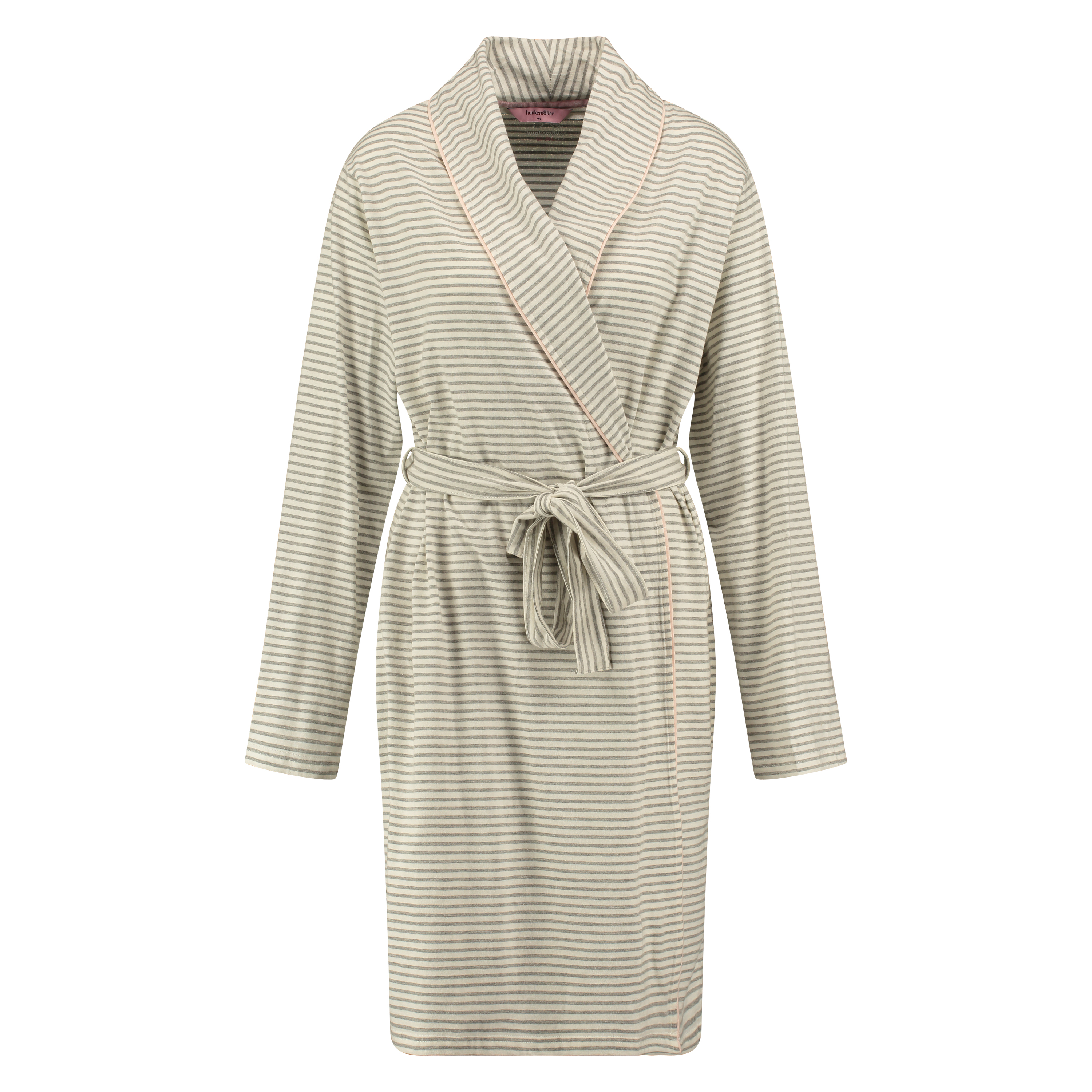 Bathrobe Jersey Robe, Gris, main