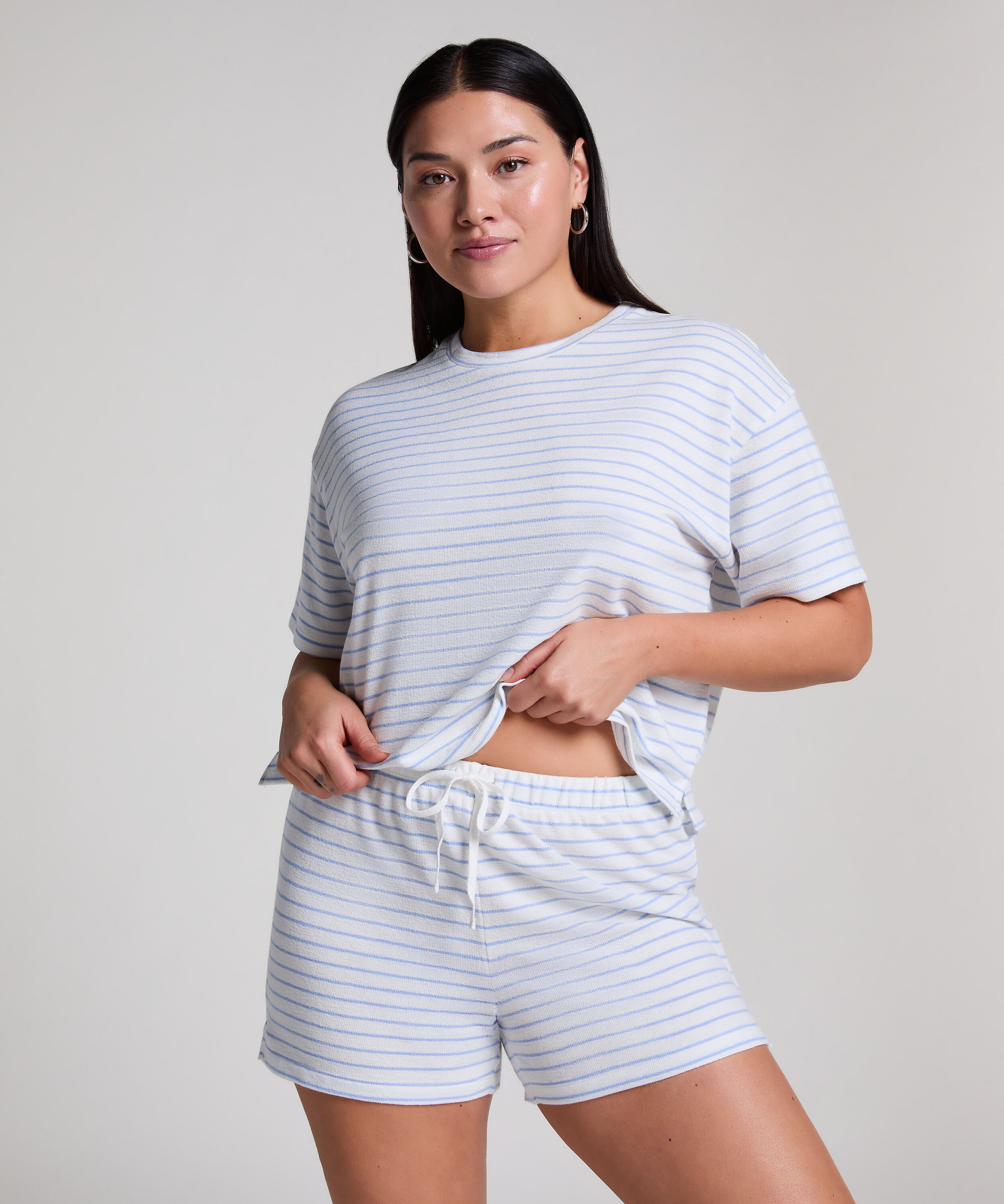 Short Coton, Bleu Short Coton, Bleu