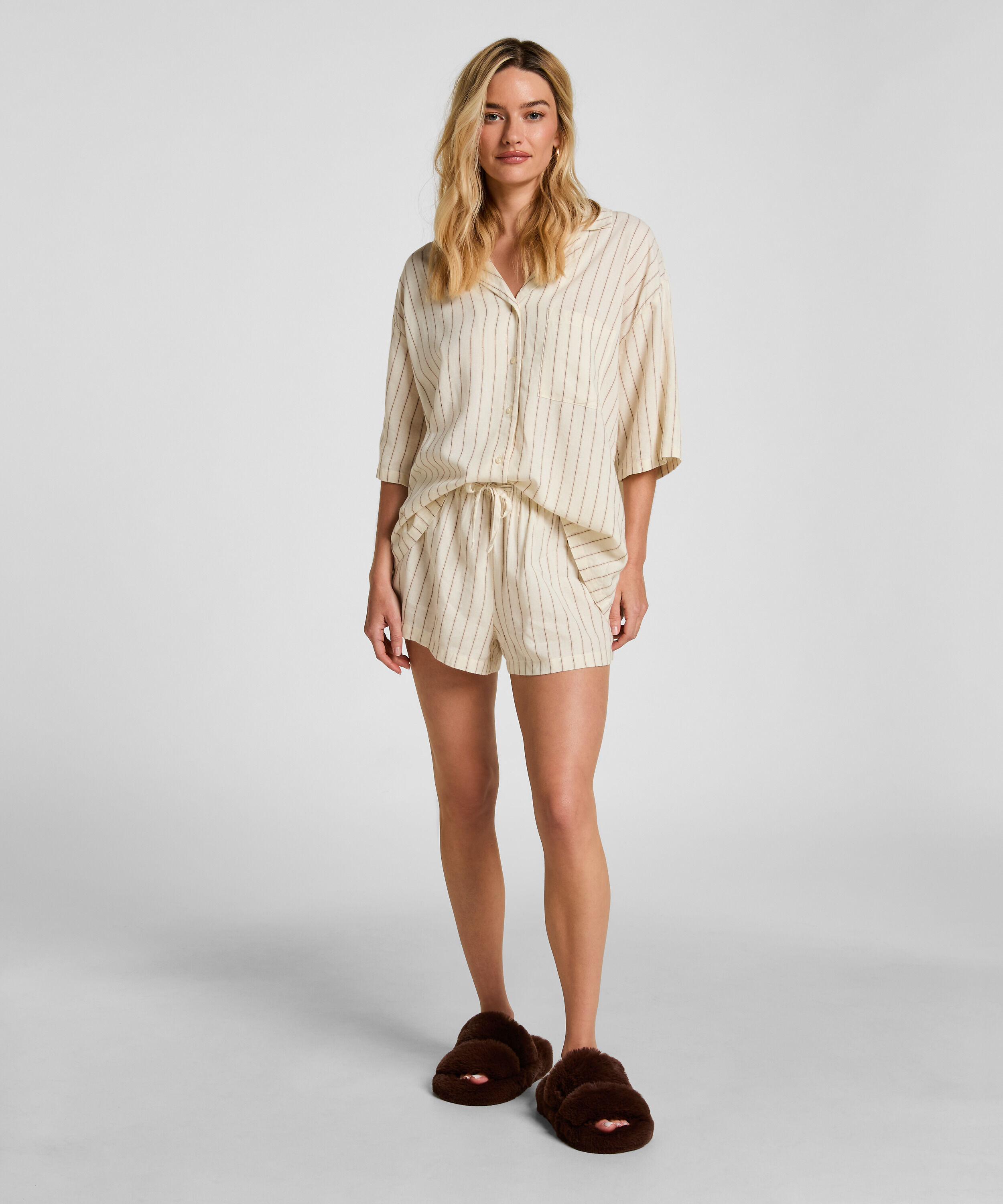 Chaussons Hannah, Marron