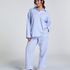 Haut de pyjama en Coton, Bleu