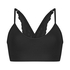 Brassière sans couture Marine, Noir