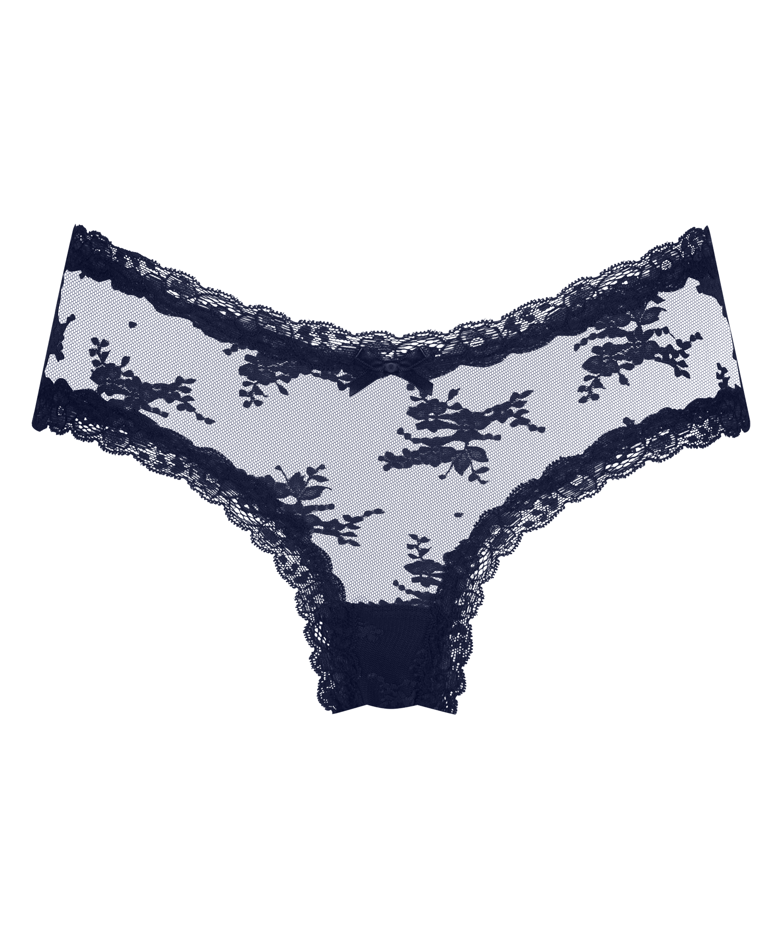 Slip br&eacute;silien V-shape Mesh, Bleu, main