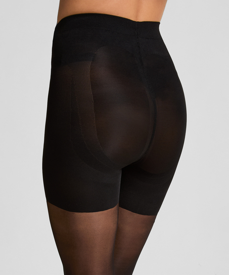 Collants 15 Deniers Lift & Shape Total, Noir