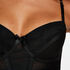 Soutien-gorge &agrave; la palangre &agrave; armatures pr&eacute;form&eacute; Valentina, Noir