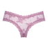 Slip brésilien V-shape Mesh, Violet