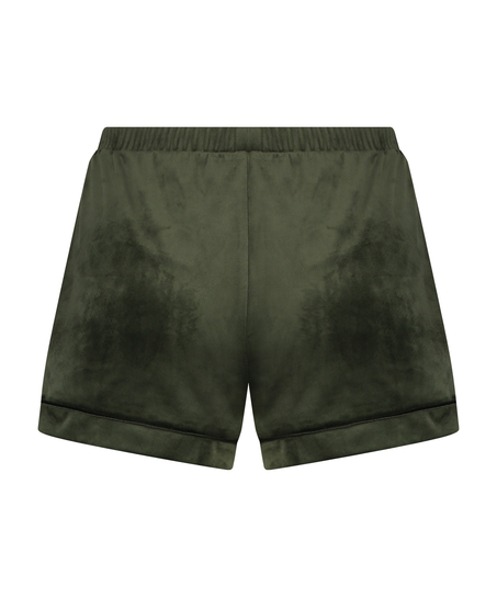 Short velours, Vert