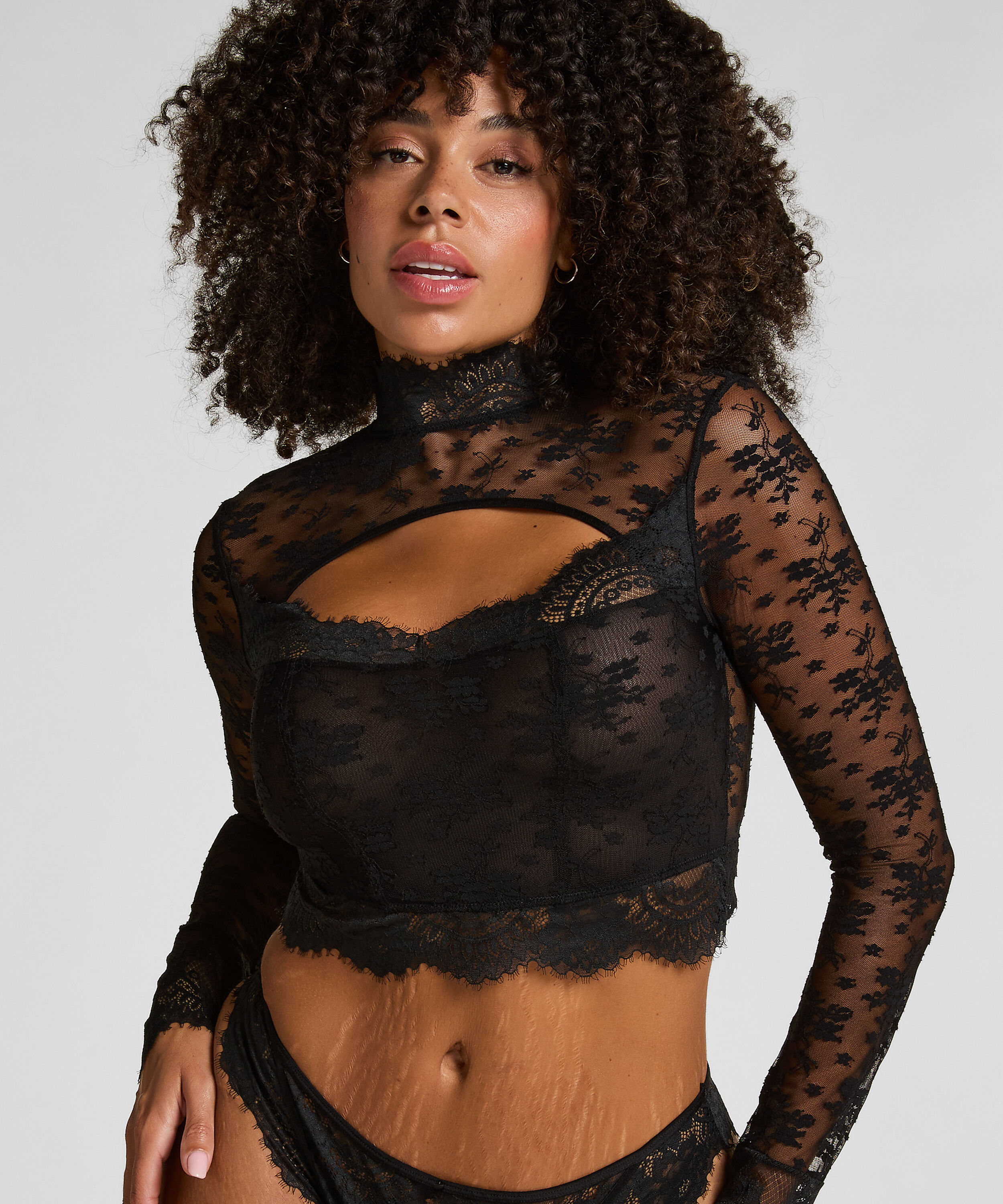 Brassière Lou, Noir