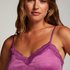 Camisole velours Dentelle, Violet