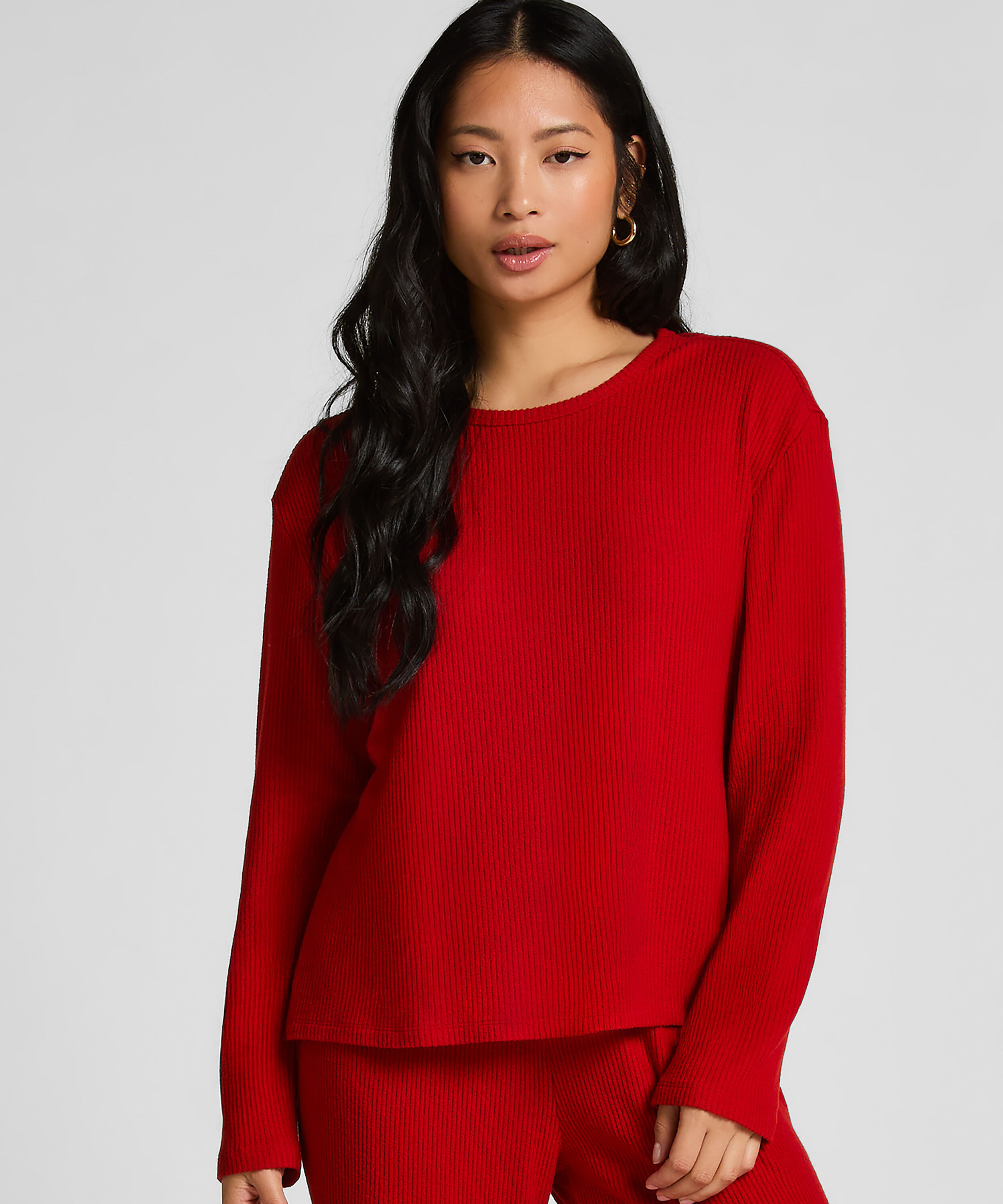 Haut de pyjama Jersey, Rouge Haut de pyjama Jersey, Rouge