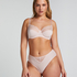 Slip taille haute Sophie, Rose